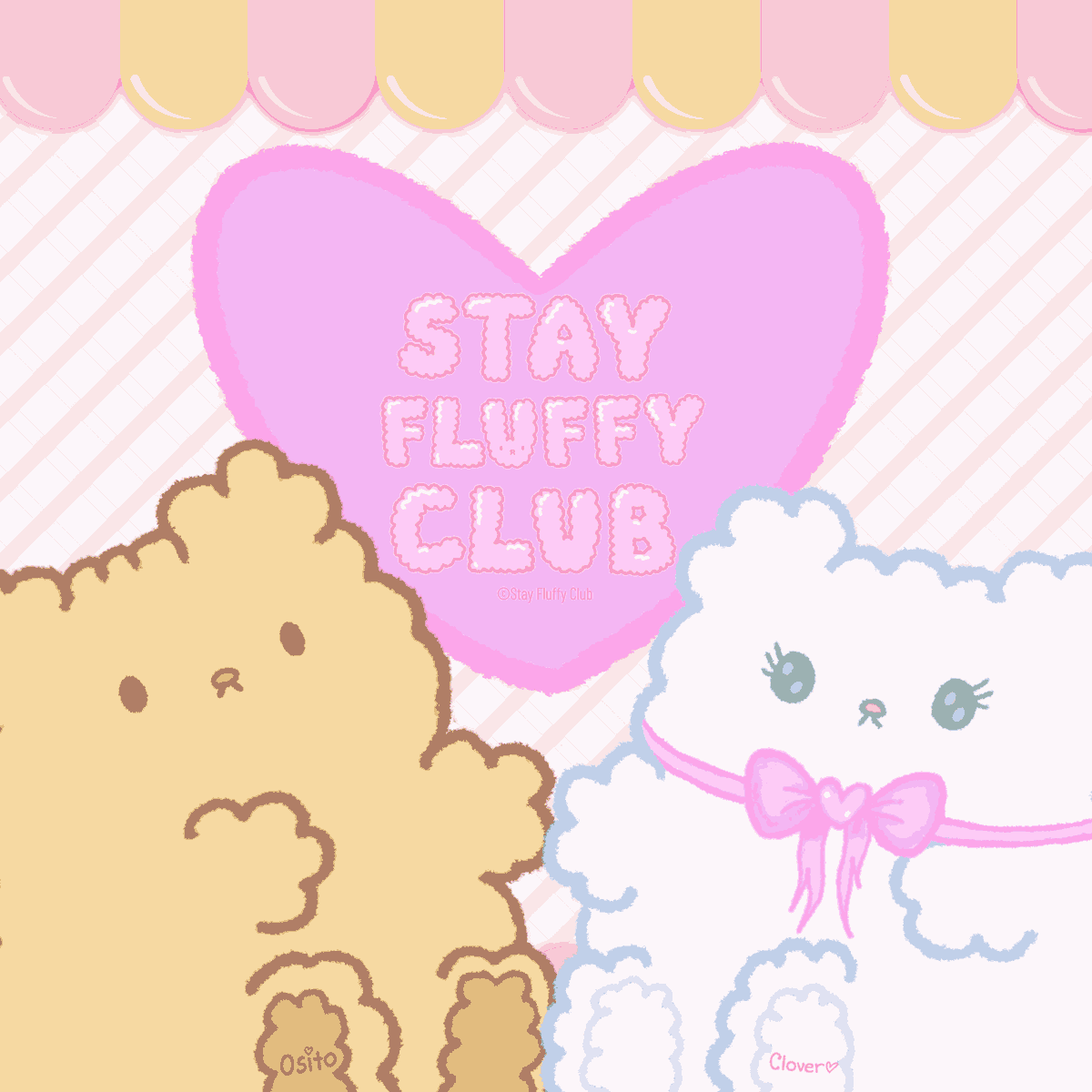 Stay Fluffy Club animated logo
